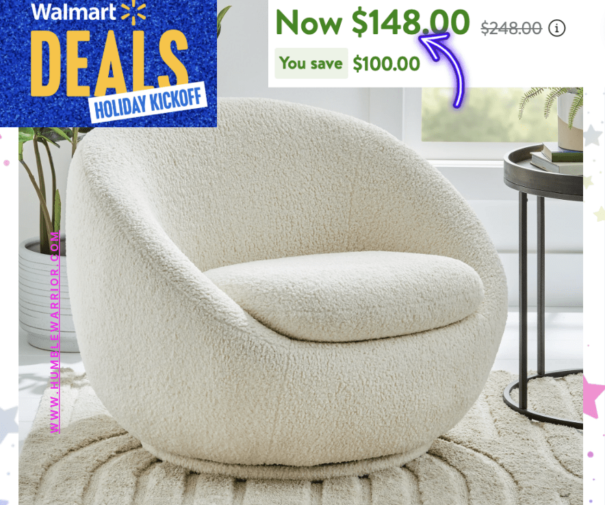 Better Homes & Gardens Mira Swivel Chair! Home of The Humble Warrior